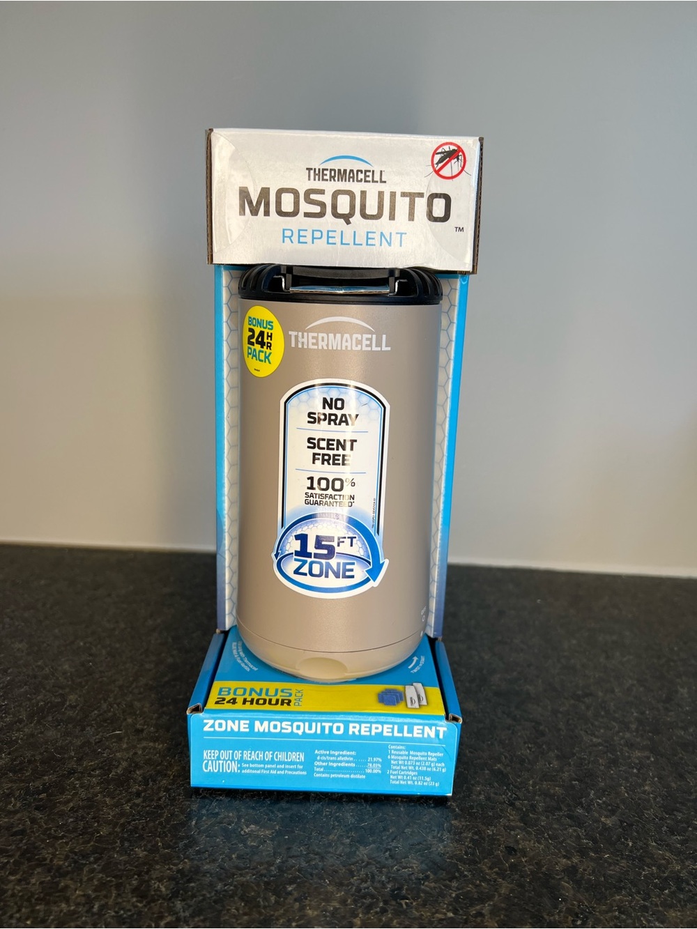 Thermacell Mosquito Fuel Cartridge Repeller (w/ BONUS 24-HR PACK) BRAND NEW